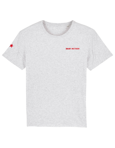 Mob Action Classic - T-Shirt - Grey/Red - @ No Borders