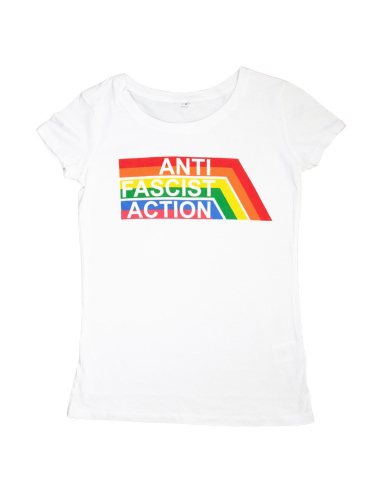 AFA 2.0 - True Rebel - T-Shirt fitted - White/Rainbow - @ No Borders