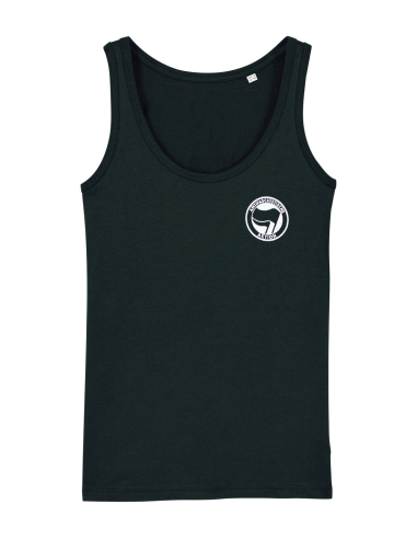 Wer gegen Nazis kämpft... - No Borders - Tanktop - Black - @ No Borders