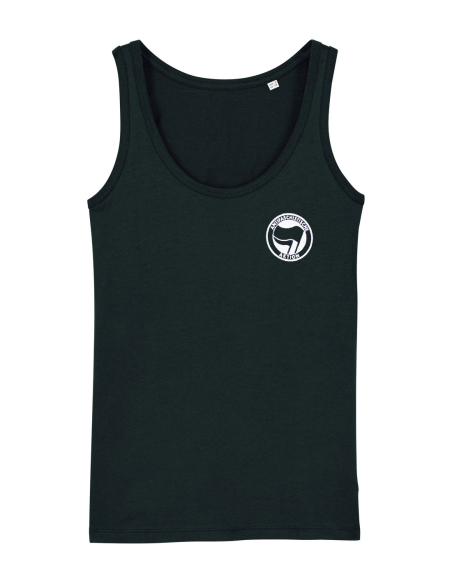 Wer gegen Nazis kämpft... - No Borders - Tank Top - Black