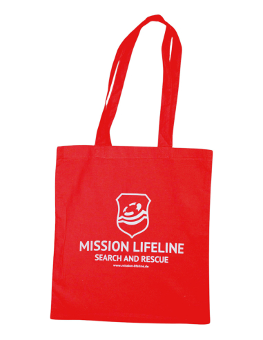 Mission Lifeline - SOLI Beutel - Red - @ No Borders