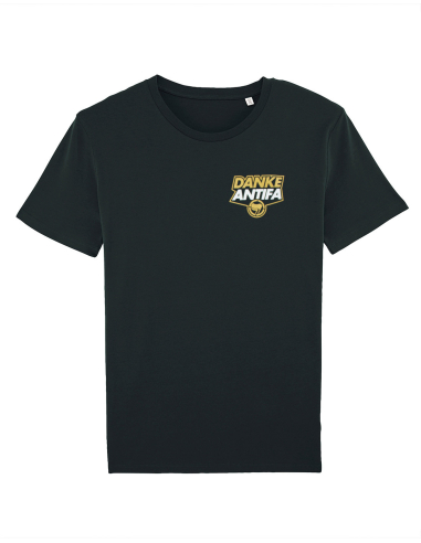 Danke Antifa - Mob Action - SOLI T-Shirt - Black - @ No Borders