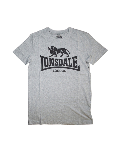 Lonsdale - T-Shirt - Logo - Grey - @ No Borders