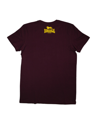 Lonsdale - T-Shirt - Logo - Vintage Oxblood - @ No Borders